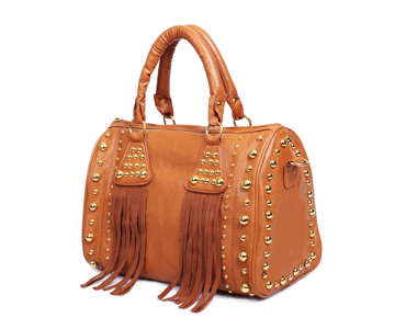 Fashion Ladies Pu handbags with tassels ( H80148)