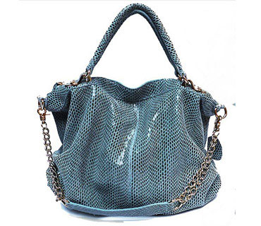 Pu leather snake Pattern big women handbags ( H80179)