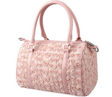 Rose follower fabric handbag
