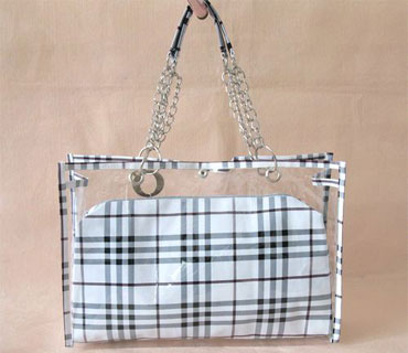 Clear PVC handbag( H80271)