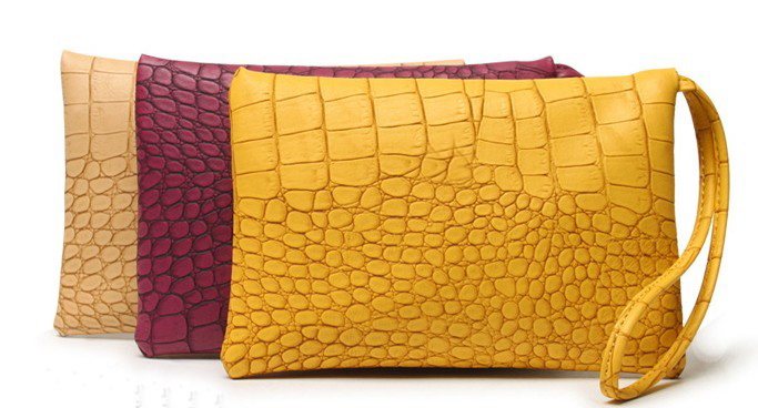 Crocodile leather clutch bags ( ALC132 )
