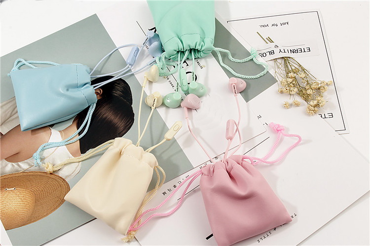 Head earphone cable wire drawstring bag ( G019 )
