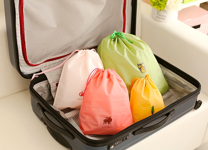 Cheap Travel ployester drawstring bag  ( D1028)