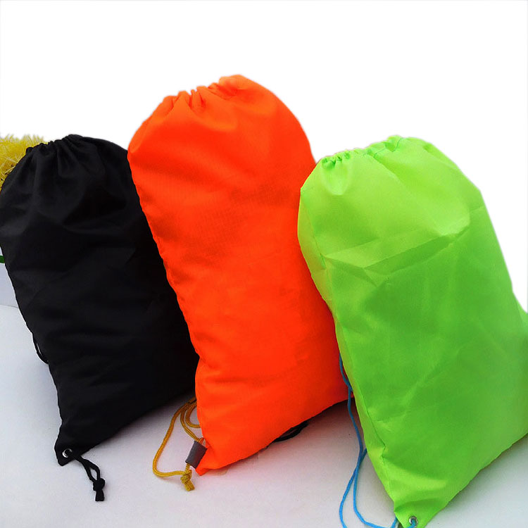 Cheap giveway polyester drawstring bags ( D1029 )