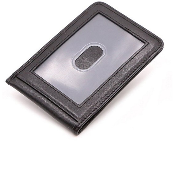 carbon fifer card holder with windown