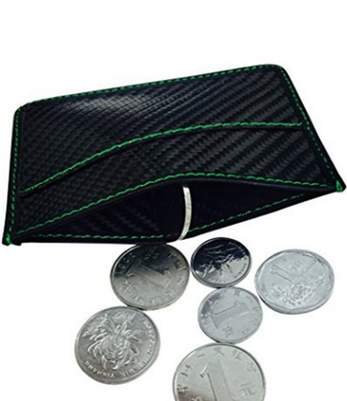 Carbon fiber coin purse